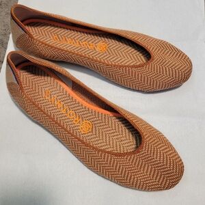 Rothy's Women's Herringbone Tan Flats